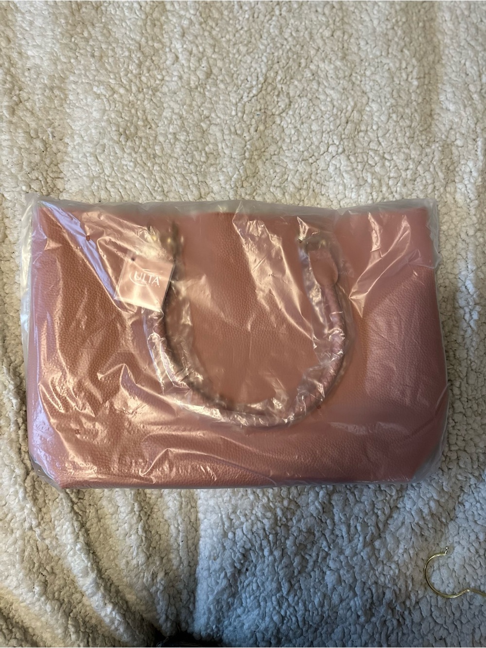 Ulta Beauty Rose Pink Tote Bag with Top Handles